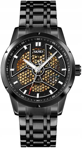 Zegarek Skmei bransoleta Mechaniczny czarny