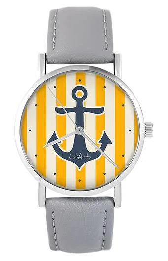 Zegarek Kotwica żółta