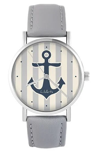 Zegarek Kotwica szary