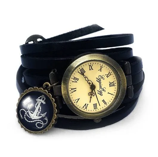 EgginEgg zegarek bransoletka z kotwicą