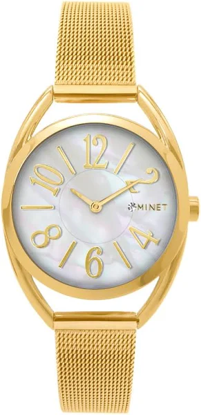 Minet Gold Pearl Mesh Złoty MWL5213