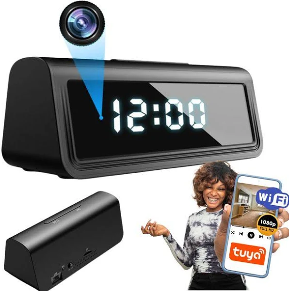 Ukryta kamera Wi-Fi zegarek szpieg Nagrywa w nocy