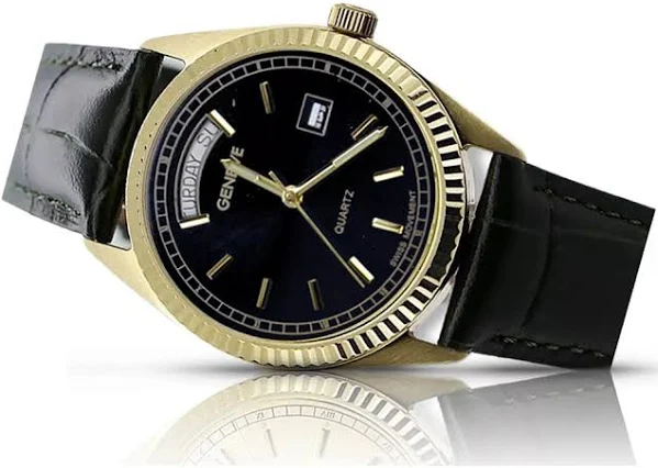 Złoty zegarek męski damski 14k 585 Geneve mw013ydg