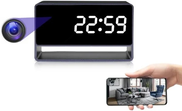Ukryta kamera Zegar Wifi Podgląd Na Żywo Detekcja Nagrywanie W Nocy MK203