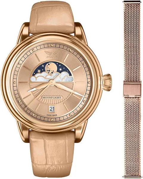 Zegarek damski Aviator Douglas Moonflight V.1.33.2.260.4