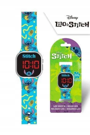 Euroswan Lilo i Stitch Kids Zegarek cyfrowy LED