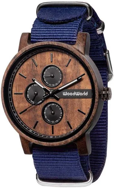 Drewniany Zegarek Blue Felix