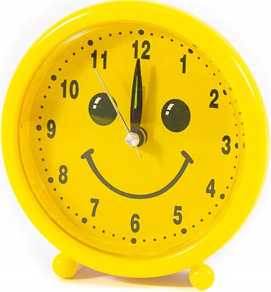 Zegar Z Budzikiem Buźki Emoji 11cm Różne Wzory