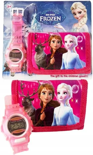 Kraina Lodu Zestaw Zegarek+portfel