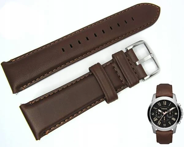 Fossil Grant FS4813 22mm Ciemny brąz