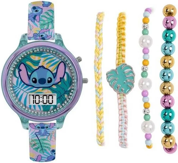 Peers Hardy Disney Lilo And Stitch Digital Watch Bracelet Set