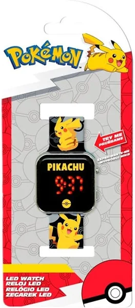 Euroswan Zegarek LED z kalendarzem Pokemon POK4402 Kids