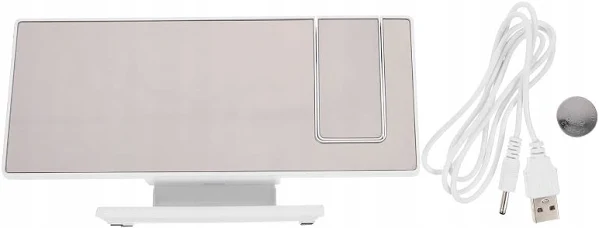 Projektor Led Elektroniczny Zegar Głośny Budzik