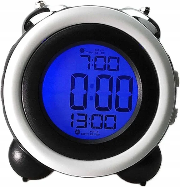 Zegar Budzik Z Lampką Led Cyfrowy