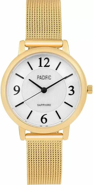 Pacific Złoty damski zegarek Pacific X6147-03