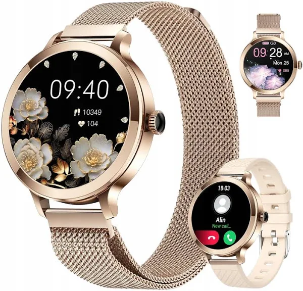 Złoty Zegarek Damski Na Rękę Na Bransolecie Dla Mamy Żony 585