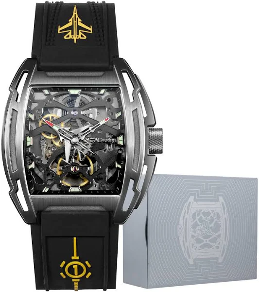 Zegarek męski Ciga Aircraft Carrier Skeleton Limited Edition Z061-IPTI-W5BK