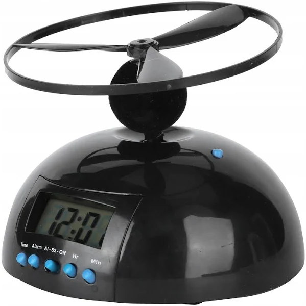 latający zegar nowatorski budzik zegar cyfrowy