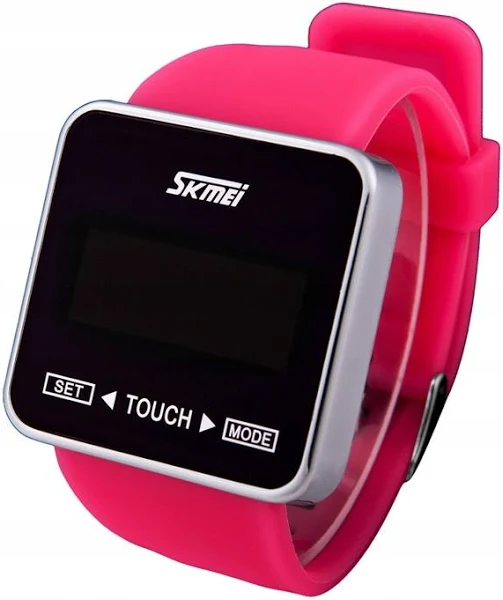 Zegarek damski Skmei elektroniczny data Led ekran dotykowy