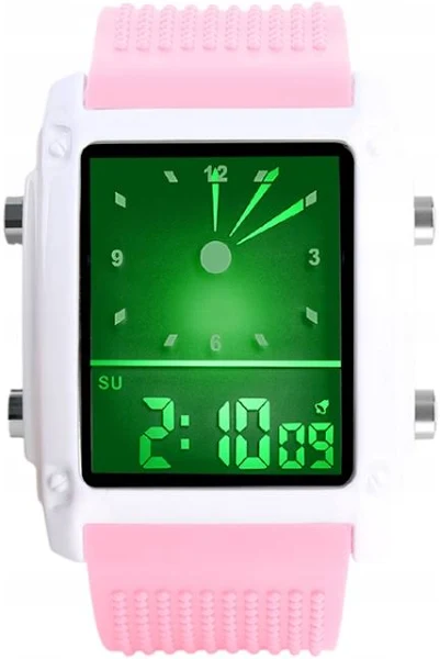 Zegarek damski Skmei elektroniczny data alarm Led
