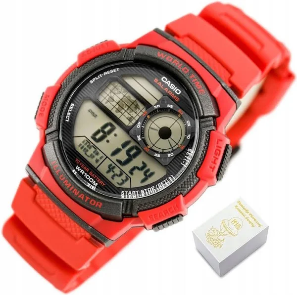 Zegarek Casio Dla Chłopca Dziecięcy +box +grawer