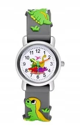 Zegarek Dziecięcy Analogowy Chłopięcy Z Dinozaurem 1009