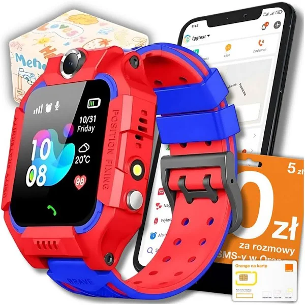 ZeeTech Smartwatch Dla Dzieci Zegarek Dziecięcy Lokalizator Lbs Karta Sim