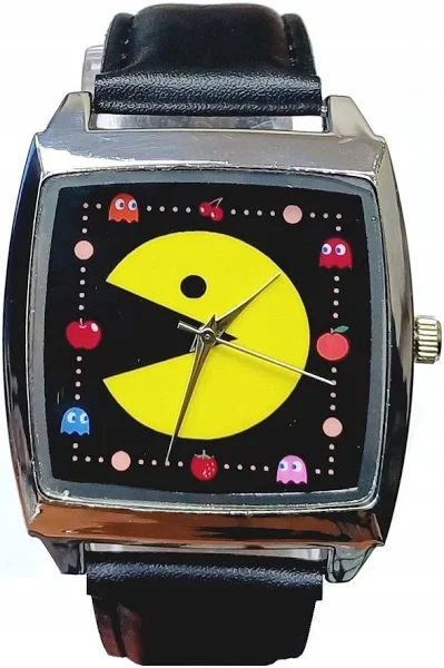 Empik Nowy kultowy męski młodzieżowy zegarek Pac Man-