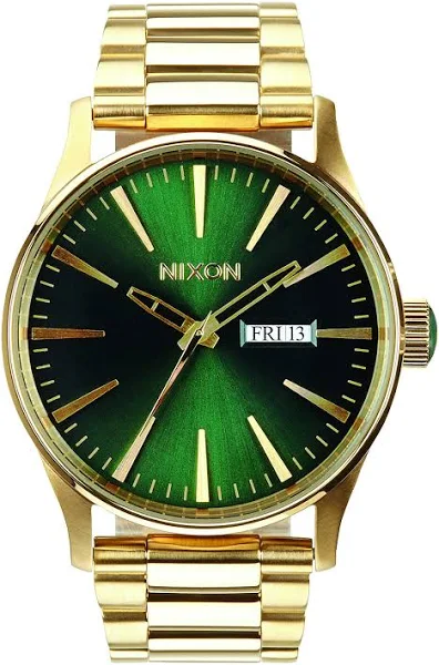 Nixon Sentry SS Gold/ Green Sunray