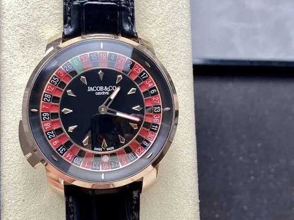 Wysokiej jakości zegarek z ruletką Jacob