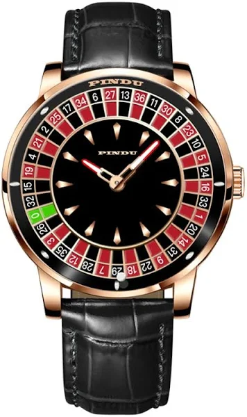 PINDU Design Męskie zegarki na rękę Top marka Luksusowy zegarek mechaniczny zegarek z ruletką dla mężczyzn NH35A Jacob Montre Homme