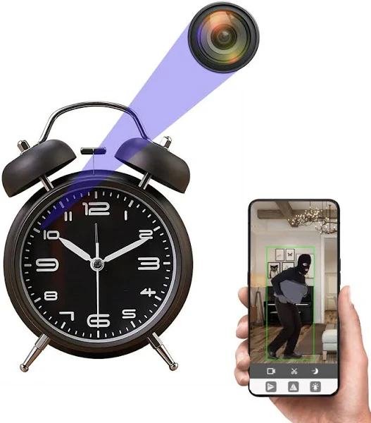 Ukryta kamera Wifi w zegarze budziku Mkc63