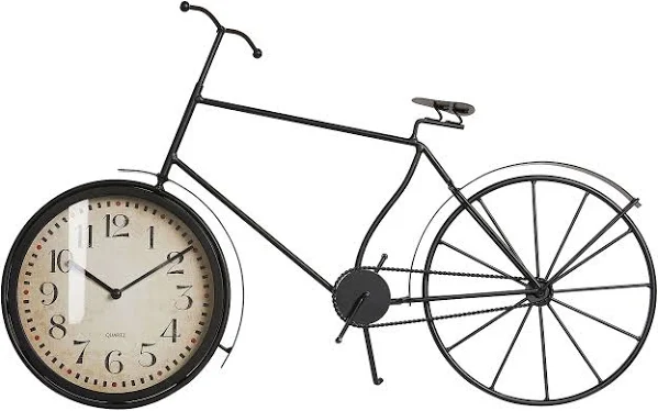 Beliani Zegar stojący w kształcie roweru