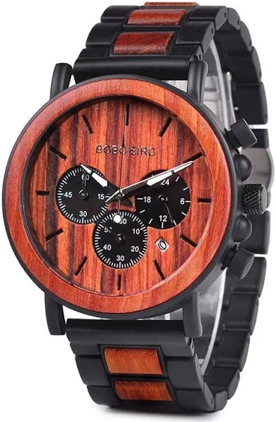 Drewniany Zegarek Bobo Bird P09-3 Pudełko