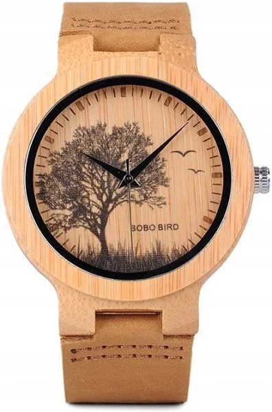 Drewniany zegarek Bobo Bird P20-4 Unisex Bobobird