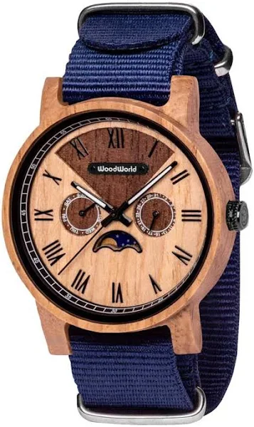 Drewniany Zegarek Blue Harry