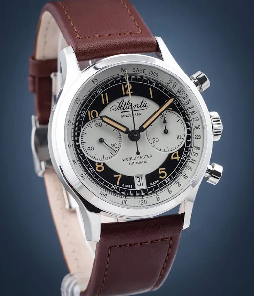 Zegarek męski Atlantic Worldmaster Bicompax 52852.41.23