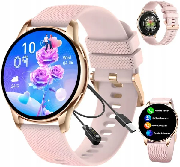 Smartwatch Zegarek Damski Menu Rozmowy