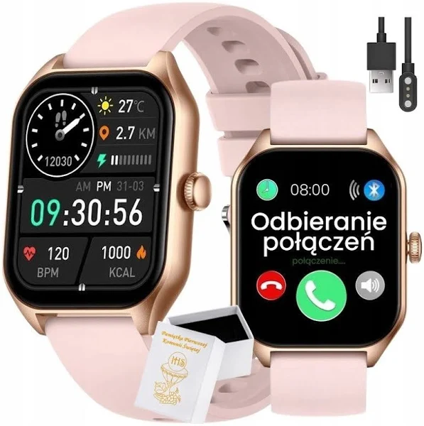 zegarek Smartwatch Rubicon dla dziewczynki na komunię +torebka