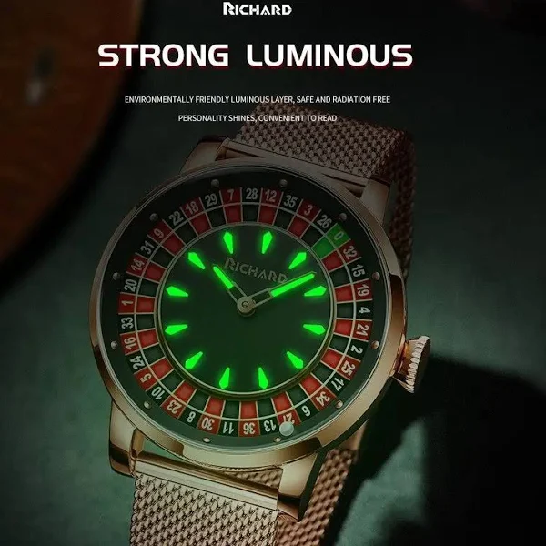 Richard V3 Jacob CO mechaniczne męskie zegarki NH35