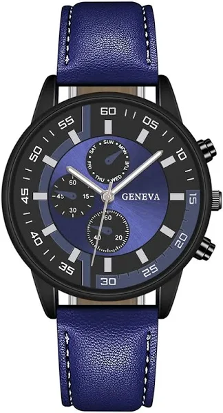 2023 nowy zegarek Zeppelin z prawdziwej skóry wodoodporny zegarek biznesowy kwarcowy męski zegarek