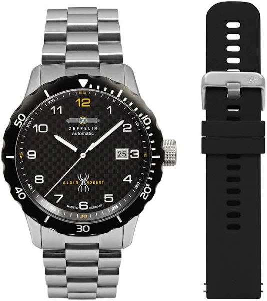 Zegarek męski Zeppelin Night Cruise Alain Robert Automatic Limited Edition 7266M-5-Set