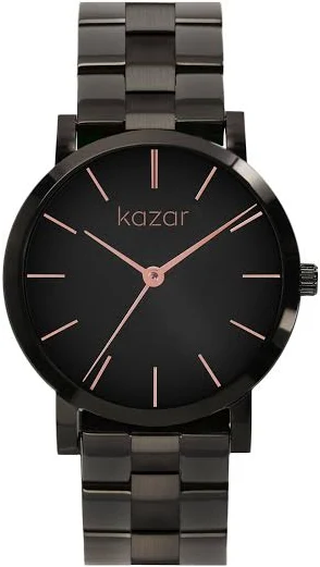 Czarny zegarek na bransolecie