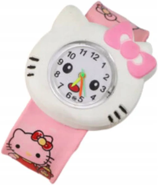 Zegarek dziecięcy nowy Hello Kitty na każdą rękę zawijany
