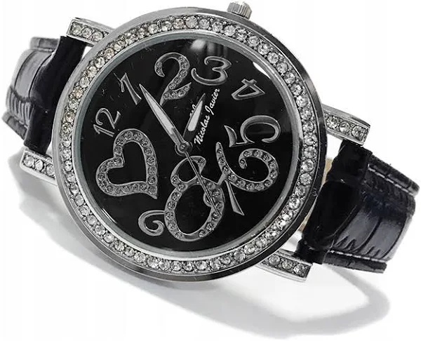 Nicolas Javier Zegarek damski analog pasek skóra