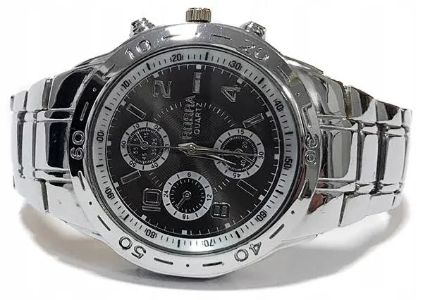 Zegarek męski Rosra bransoleta srebrny złoty