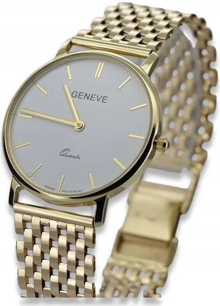 Męski zegarek 14k 585 Geneve
