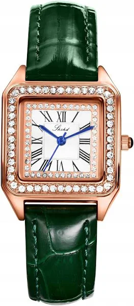 JewelryWe Zegarki damskie klasyczny kwadratowy