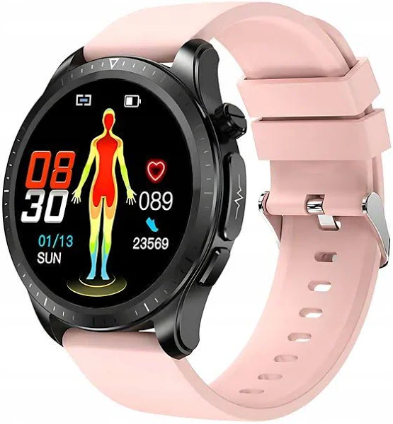 Smartwatch Kardiowatch Pomiar Cukru Ekg Ciśnienie Rozmowy Puls Polskie Menu