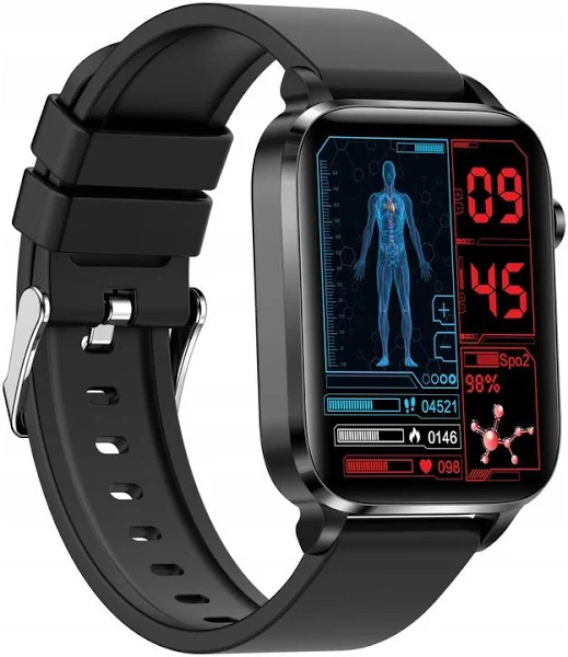 Smartwatch Zegarek Z Funkcją Pomiaru Cukru Kroki Glukoza Ciśnienie Menu Pl